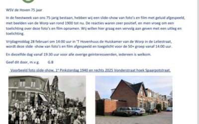 WSV De Hoven 75 jaar